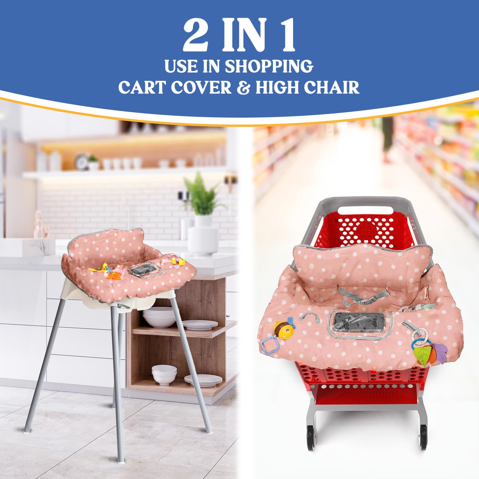 PILLANI cart cover folded compactly for travel and storage