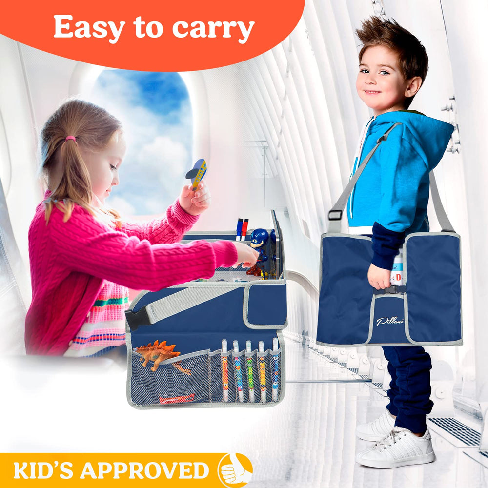 PILLANI Travel Tray collapsible design for easy storage and portability.