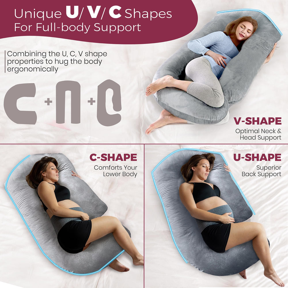PILLANI maternity pillow presented as a thoughtful gift for moms-to-be