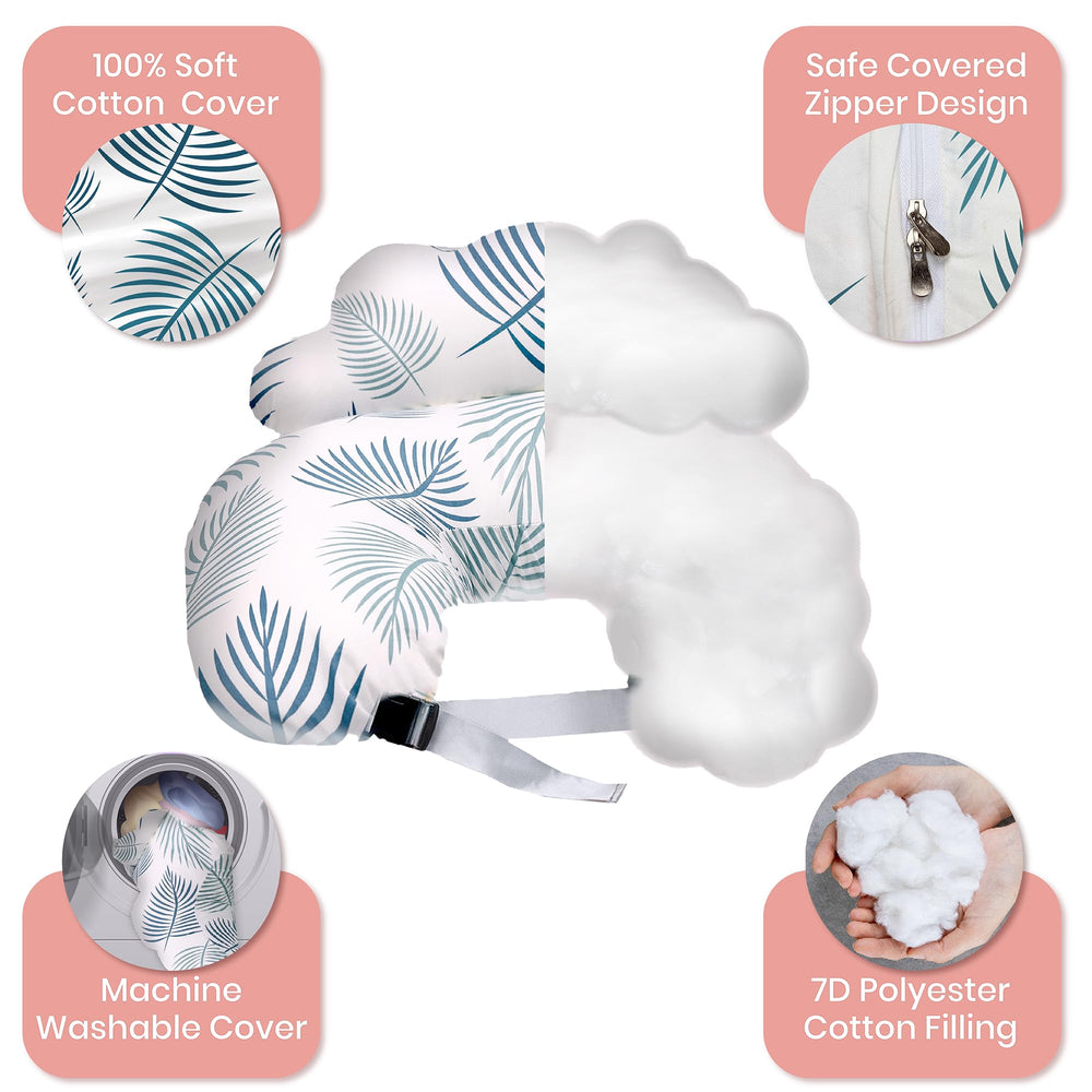 PILLANI Nursing Pillow baby-safety-design reduces gaps for secure positioning