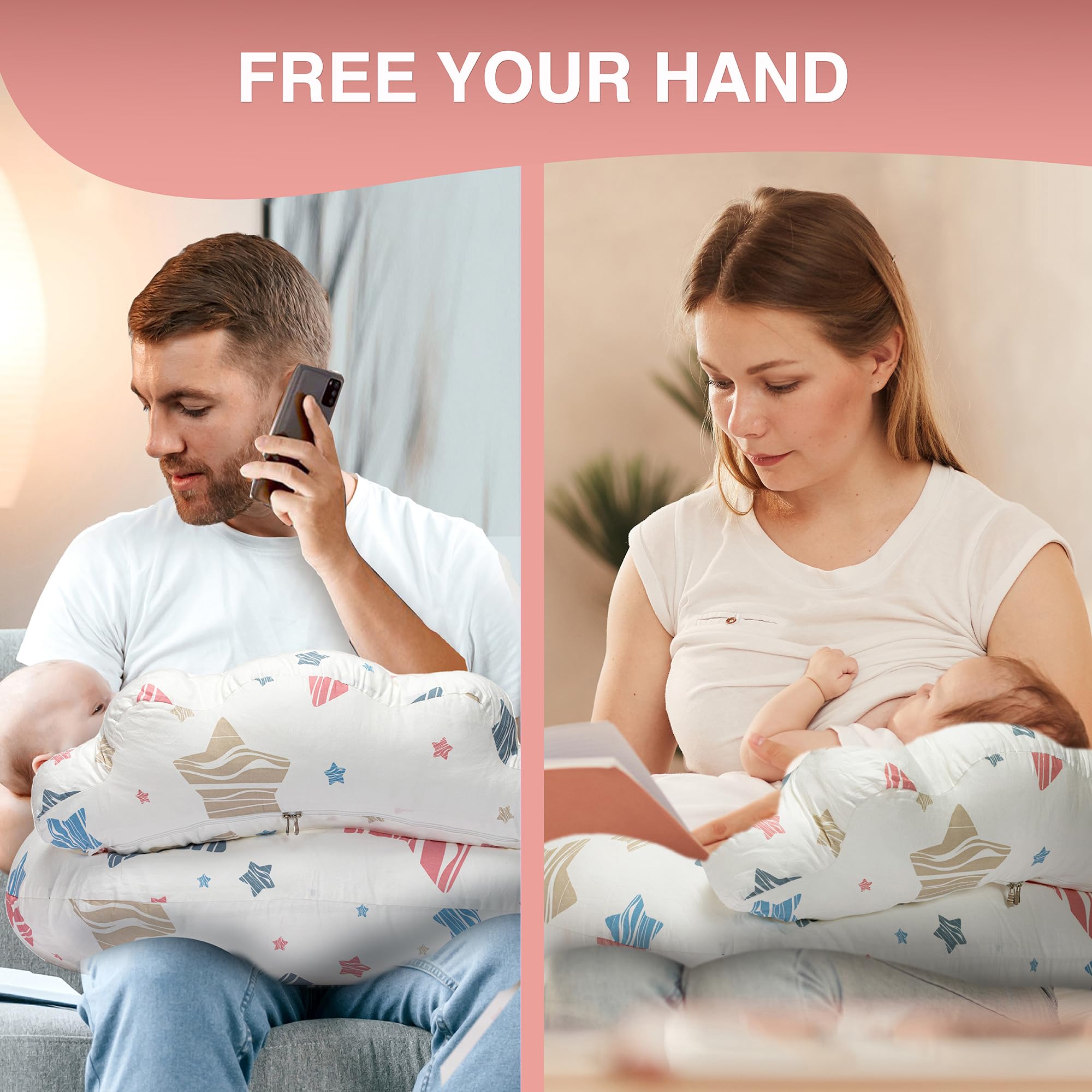 PILLANI nursing pillow - gift-ready packaging for baby showers