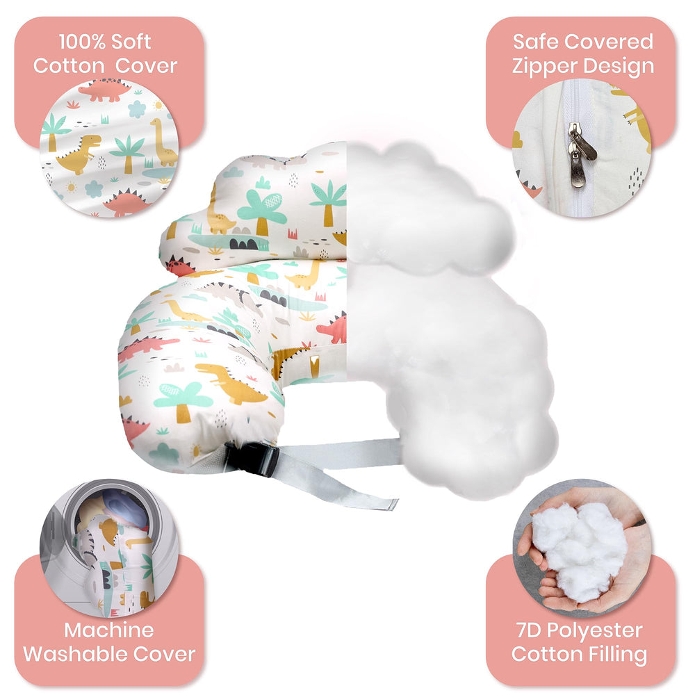 PILLANI pillow cover is removable and machine washable for easy care.