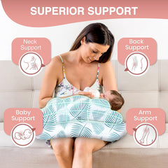 PILLANI Nursing Pillow removable-cover makes cleaning quick and convenient