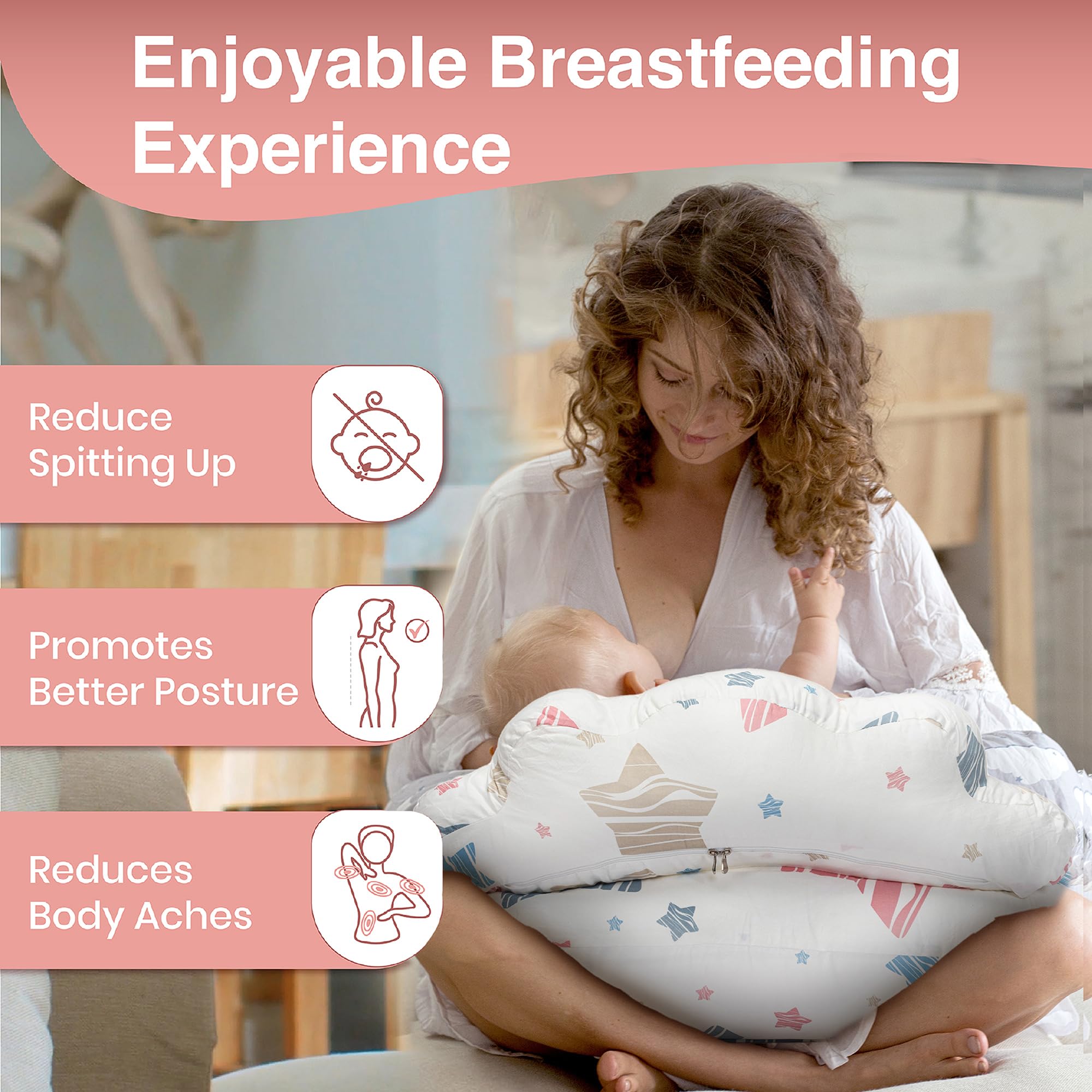 PILLANI nursing pillow - shoulder and back support during nursing