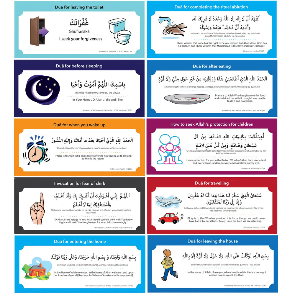 Pilmandu Arabic quotes sticker collection for classroom or playroom decor