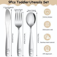 Pimoys forks designed for little hands to encourage self-feeding safely.