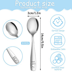 Pimoys spoons with smooth edges to protect delicate mouths.