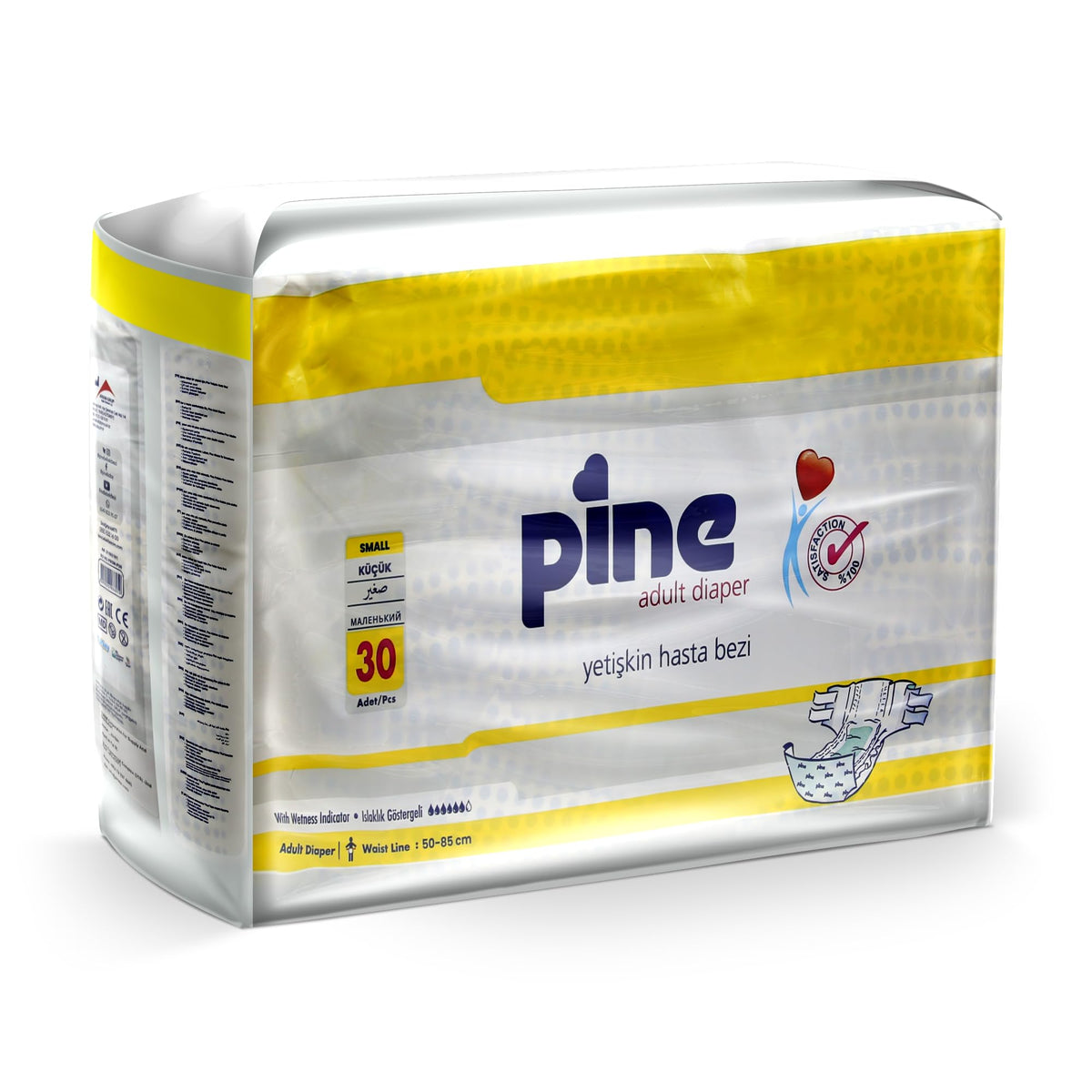 Pine Adult Diaper with overnight absorbency for dry, comfortable wear