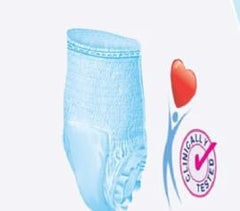 Pine diaper featuring odor-control technology for freshness.