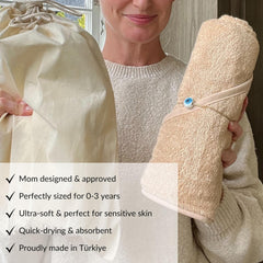 Pine & Palm Home bamboo-cotton weave offers a soft touch and absorbency.