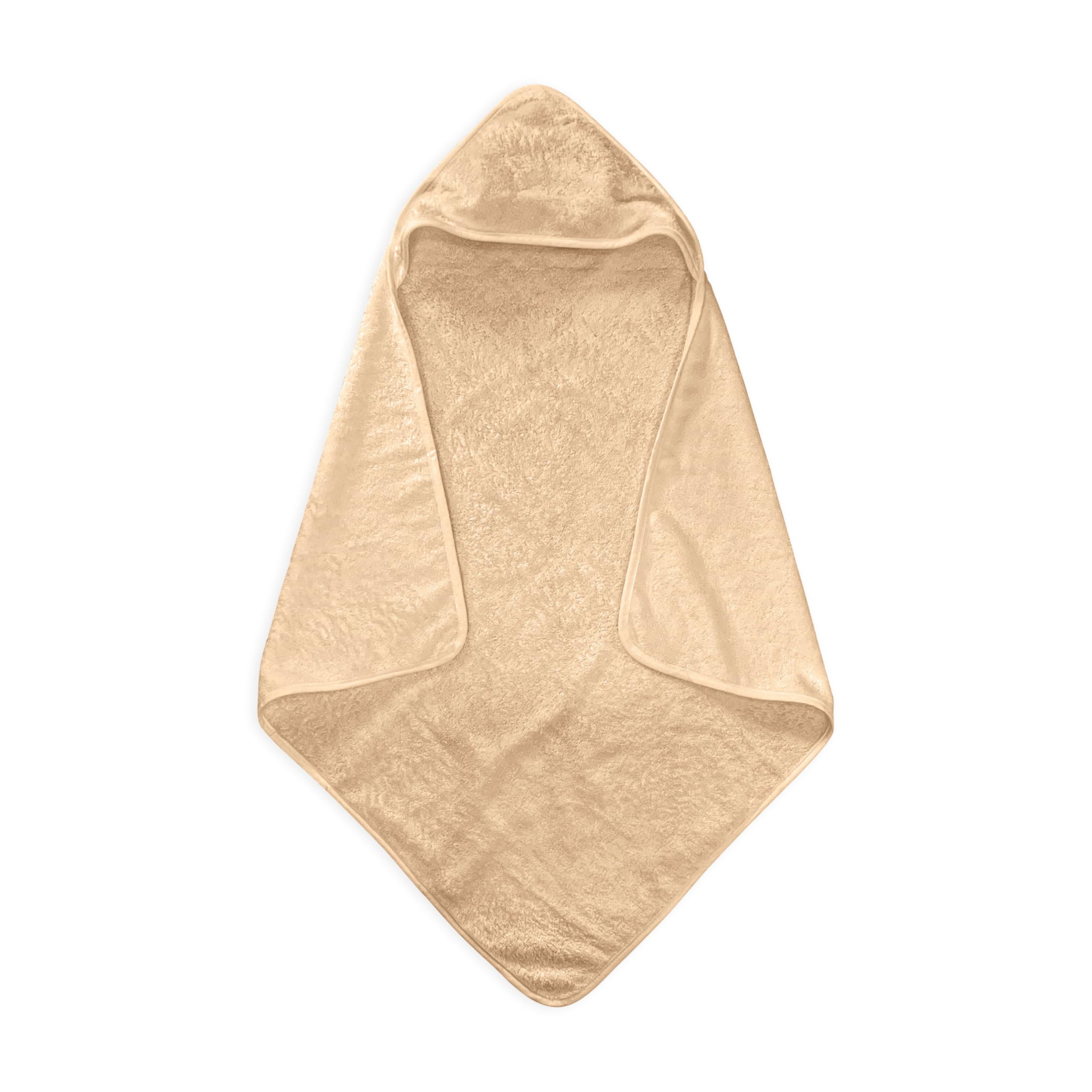 Pine & Palm Home hooded towel in Pearl, soft and absorbent for bath time.