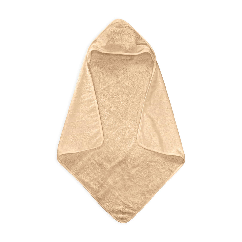 Pine & Palm Home hooded towel in Pearl, soft and absorbent for bath time.