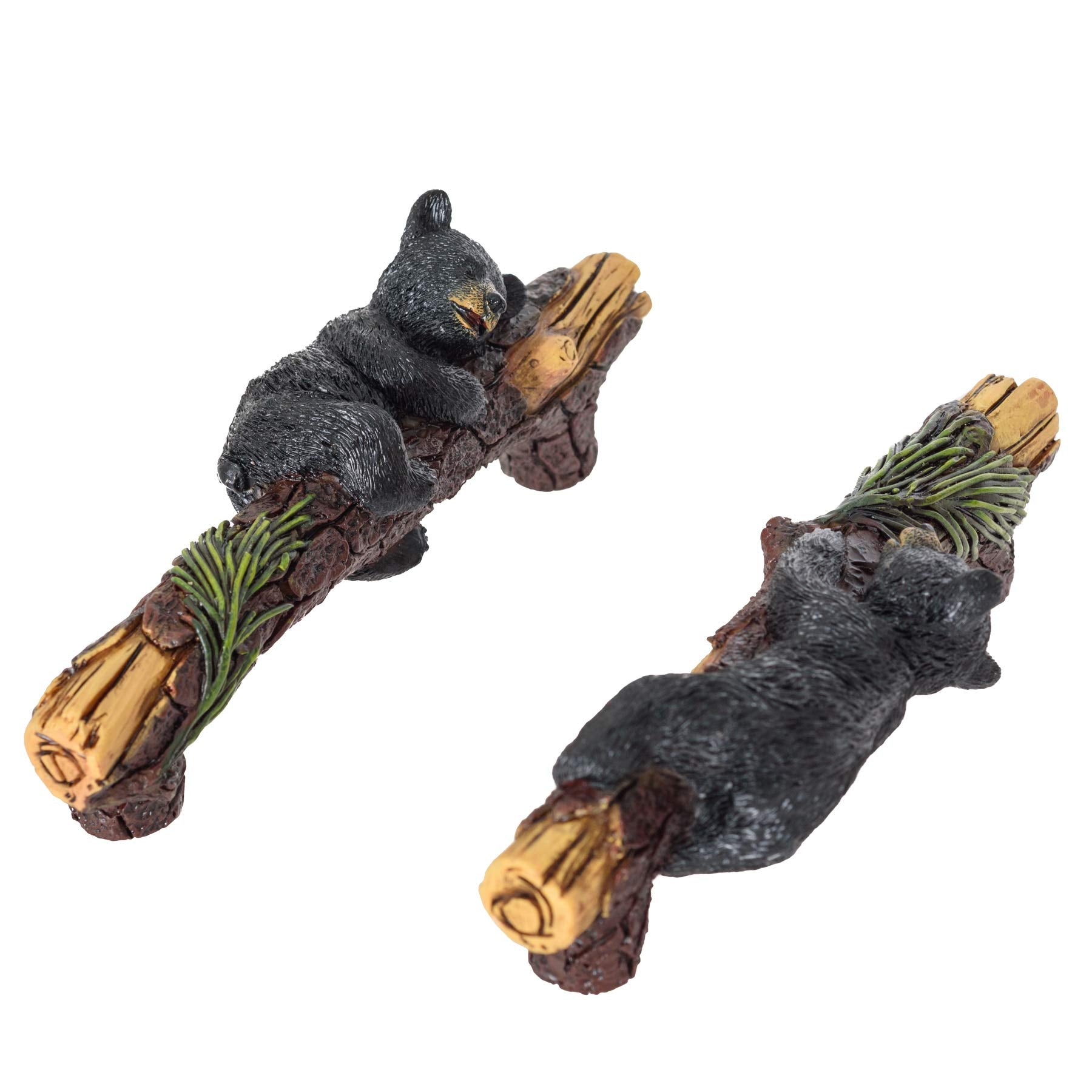 Pine Ridge Black Bear knobs with screws for quick installation