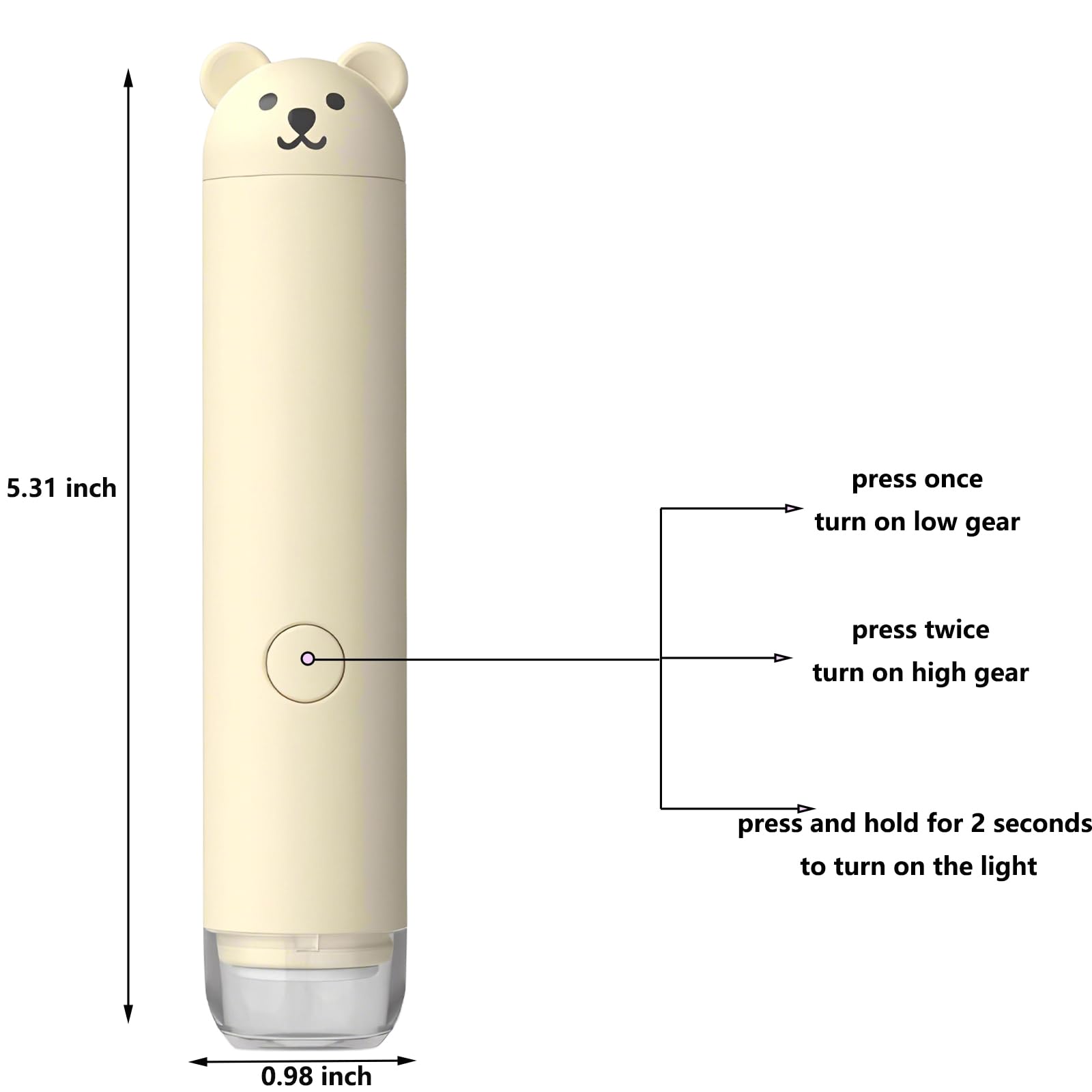 PINjiaju adjustable speed control offers gentle to thorough trimming