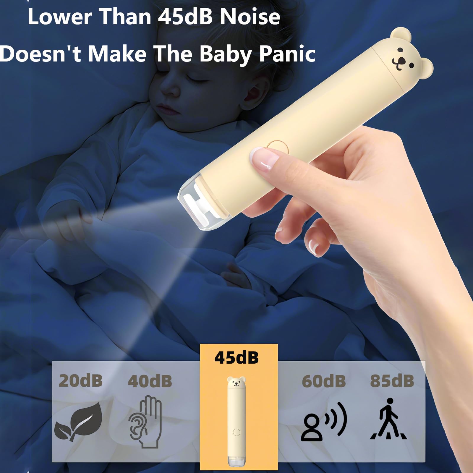 PINjiaju LED illumination helps visibility during nail care
