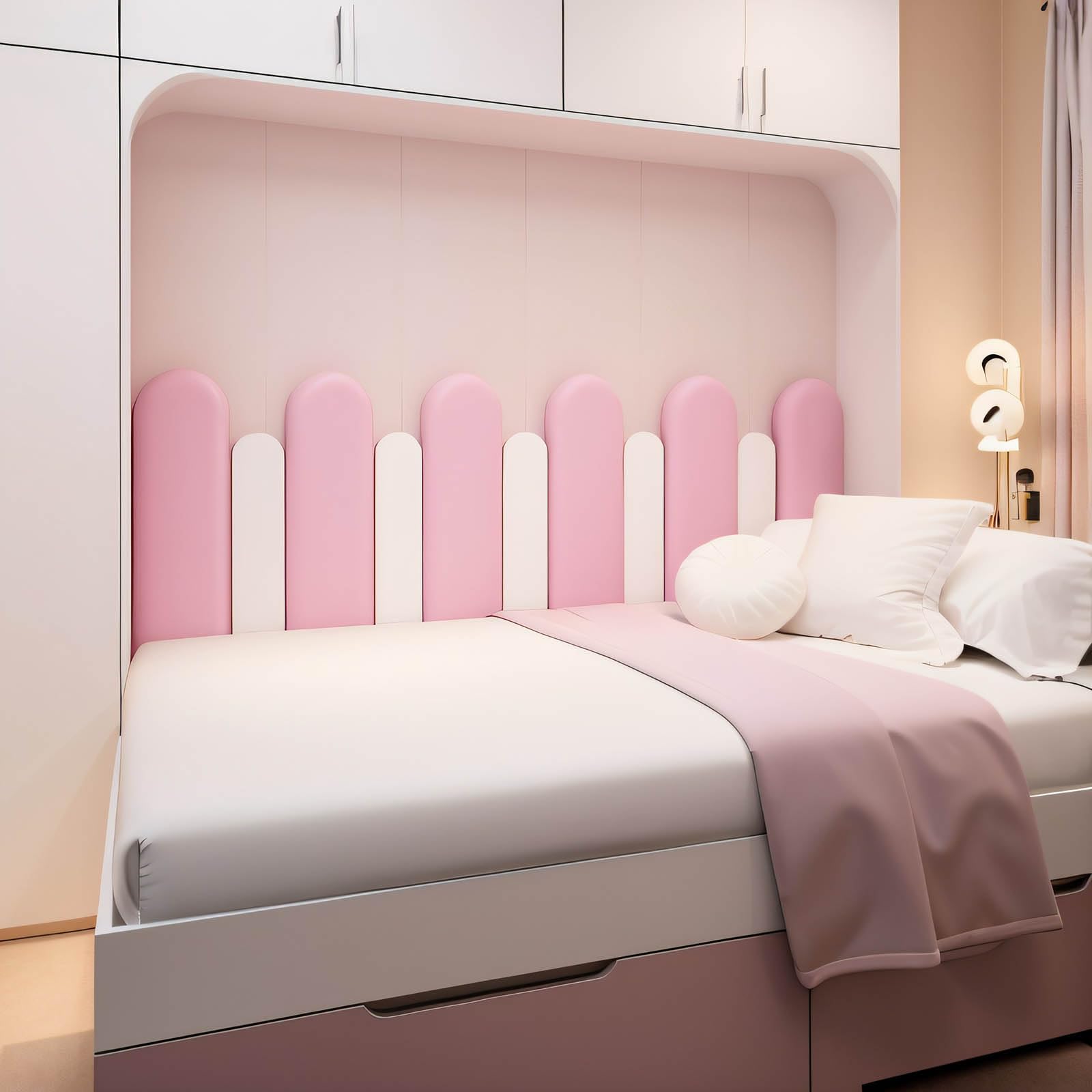 PINJIE peel-and-stick wall panel in action for a quick kids' room makeover