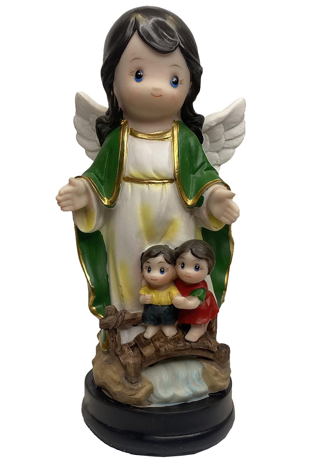 Pink Princess memory book and green angel candle provide a lasting keepsake for memories.