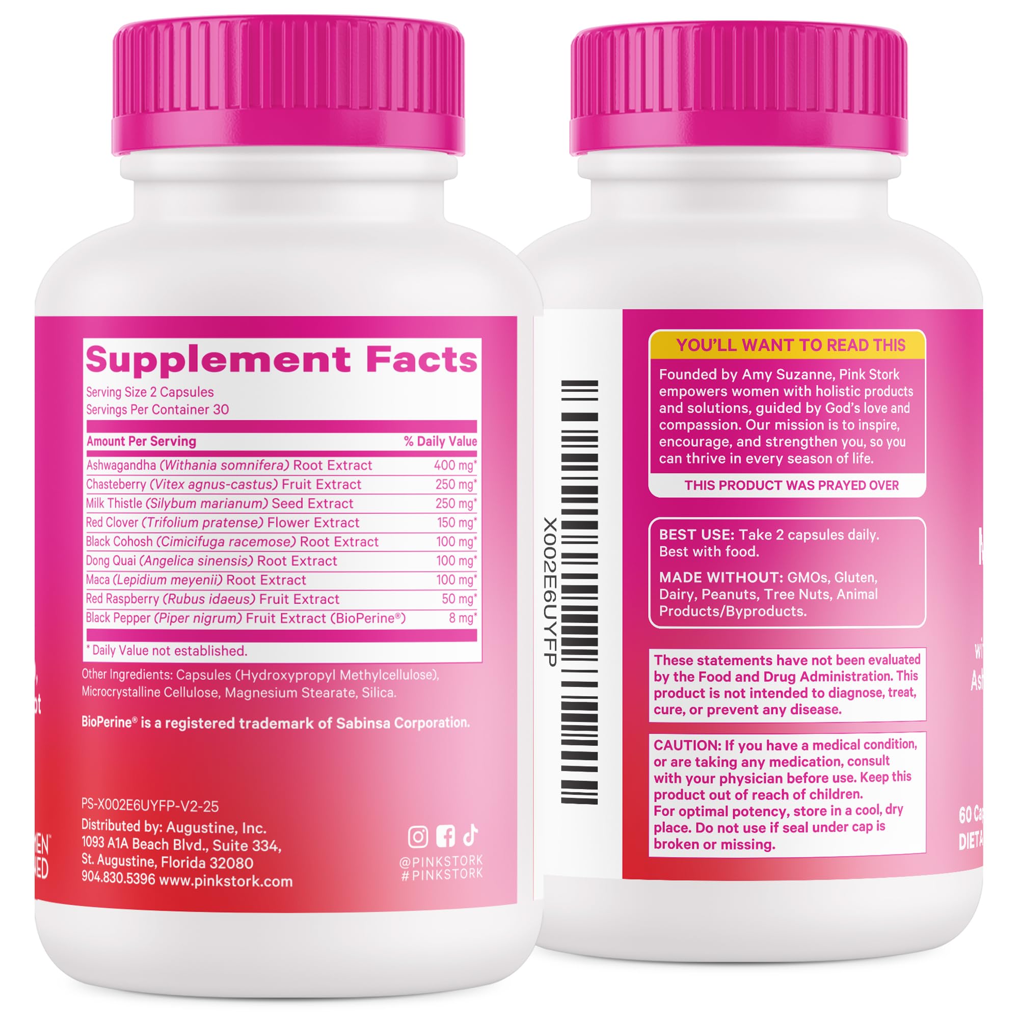 Pink Stork Menopause Support daily routine image suggests steady energy.