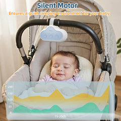 Pinkart 3-vibration-speeds provide customizable calming for newborns through toddlers.