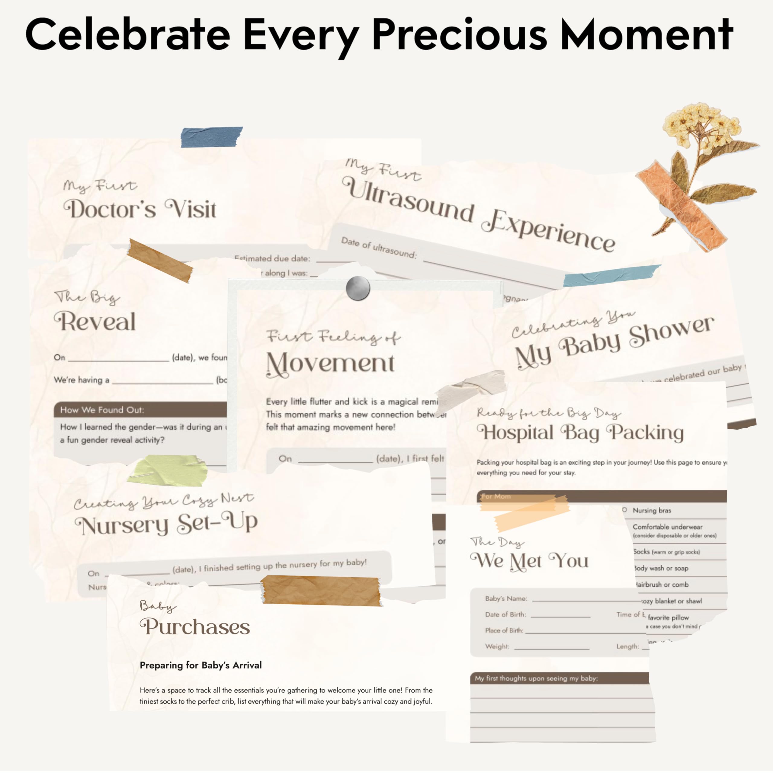 Pinkify It journey tracker week-by-week documents growth and emotions