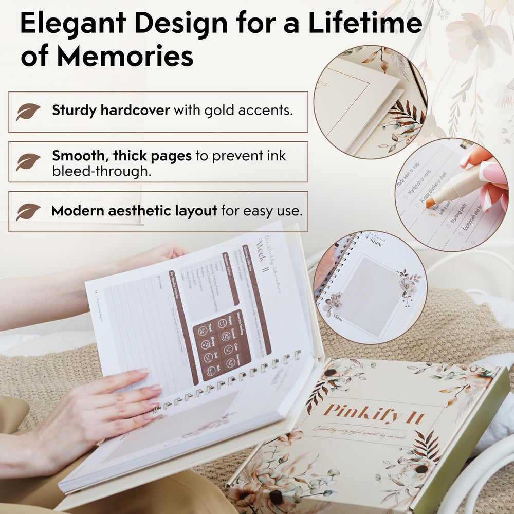 Pinkify It simple-layout pages enable easy memory keeping