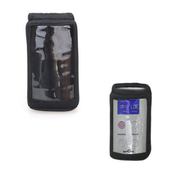 Pinklilycare Spectra 9 Plus belt clip with window view screen at a glance