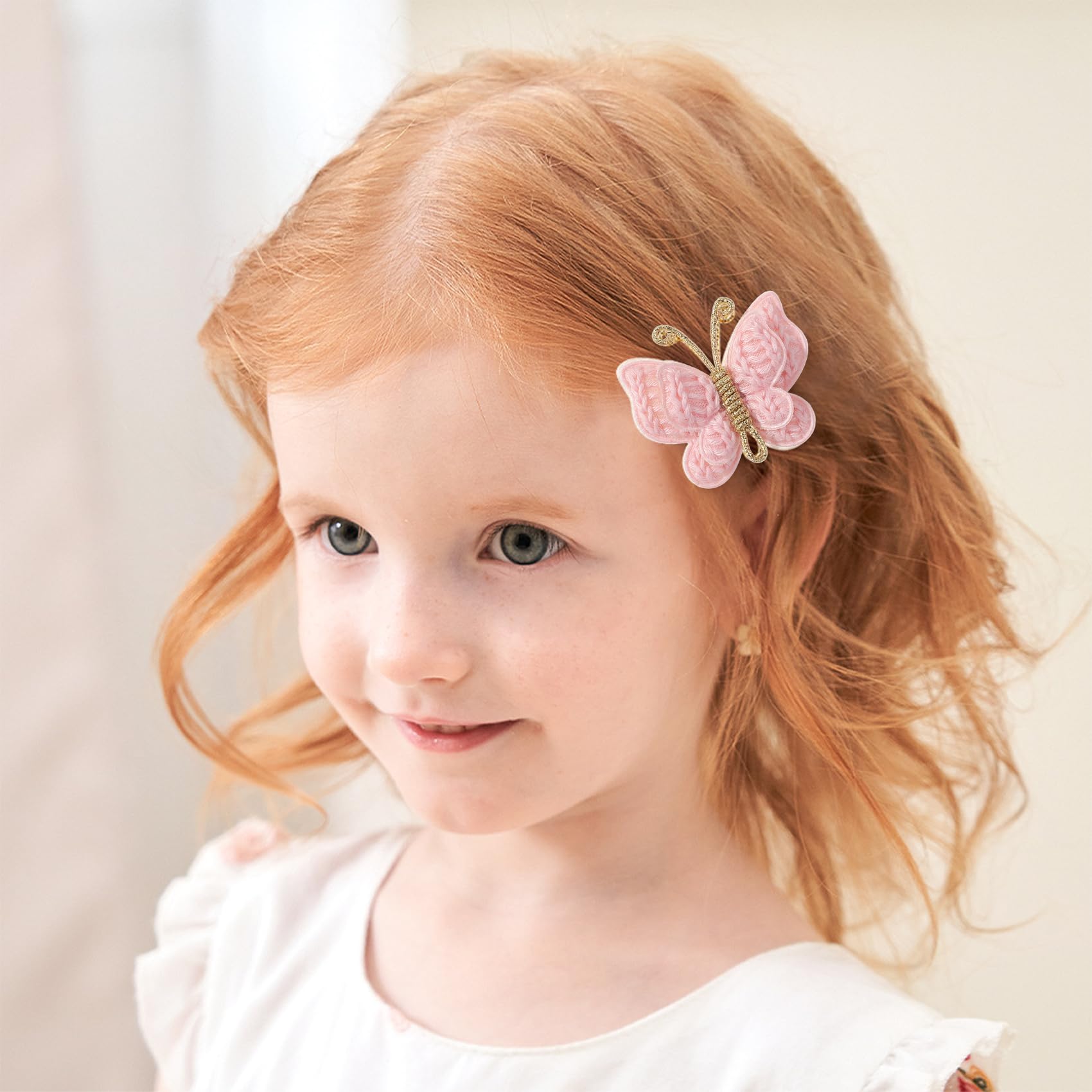 Pinkoriart baby butterfly clip ideal for delicate infant hair with gentle grip.
