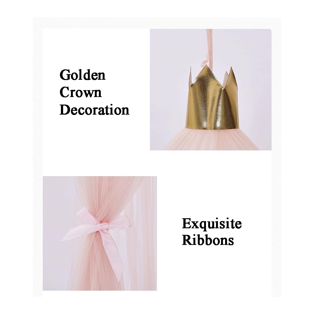 Pinkrin girls room blue canopy highlighting simple installation and style