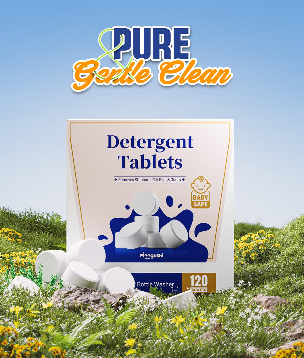 PINNGUSHI enzyme-action cleaning for removing milk residue