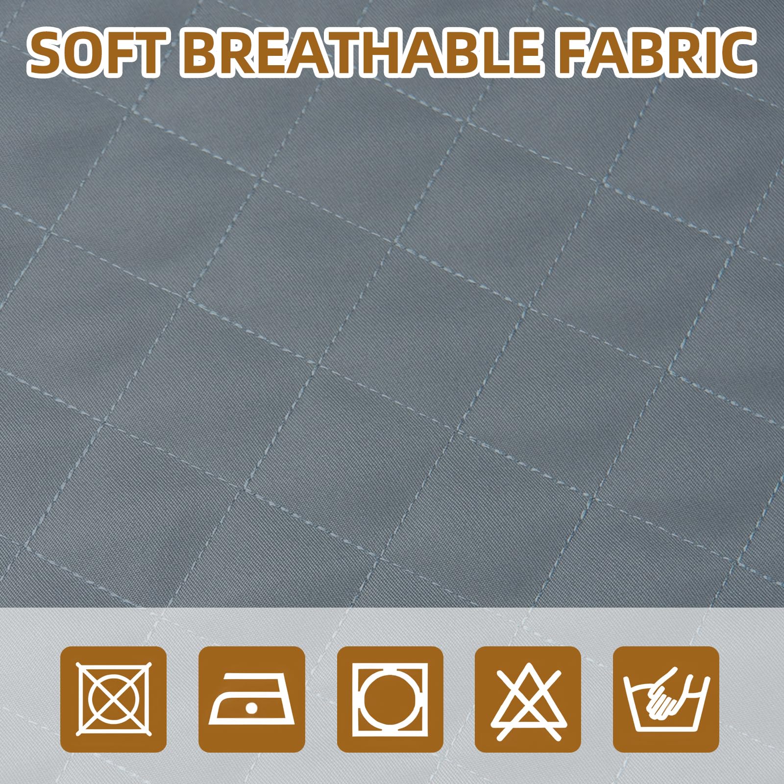 Soft, breathable fabric provides gentle comfort for baby in the bouncer