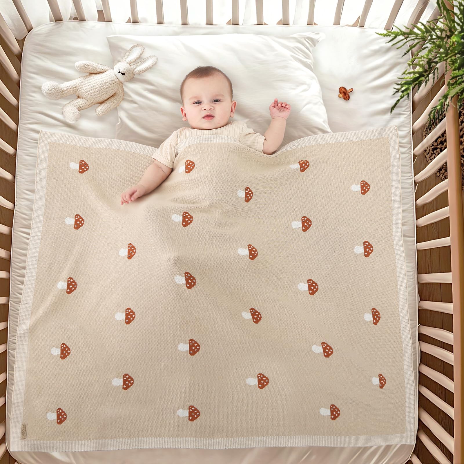 Pinuotu Mushroom Blanket elegantly packaged as a thoughtful gift.