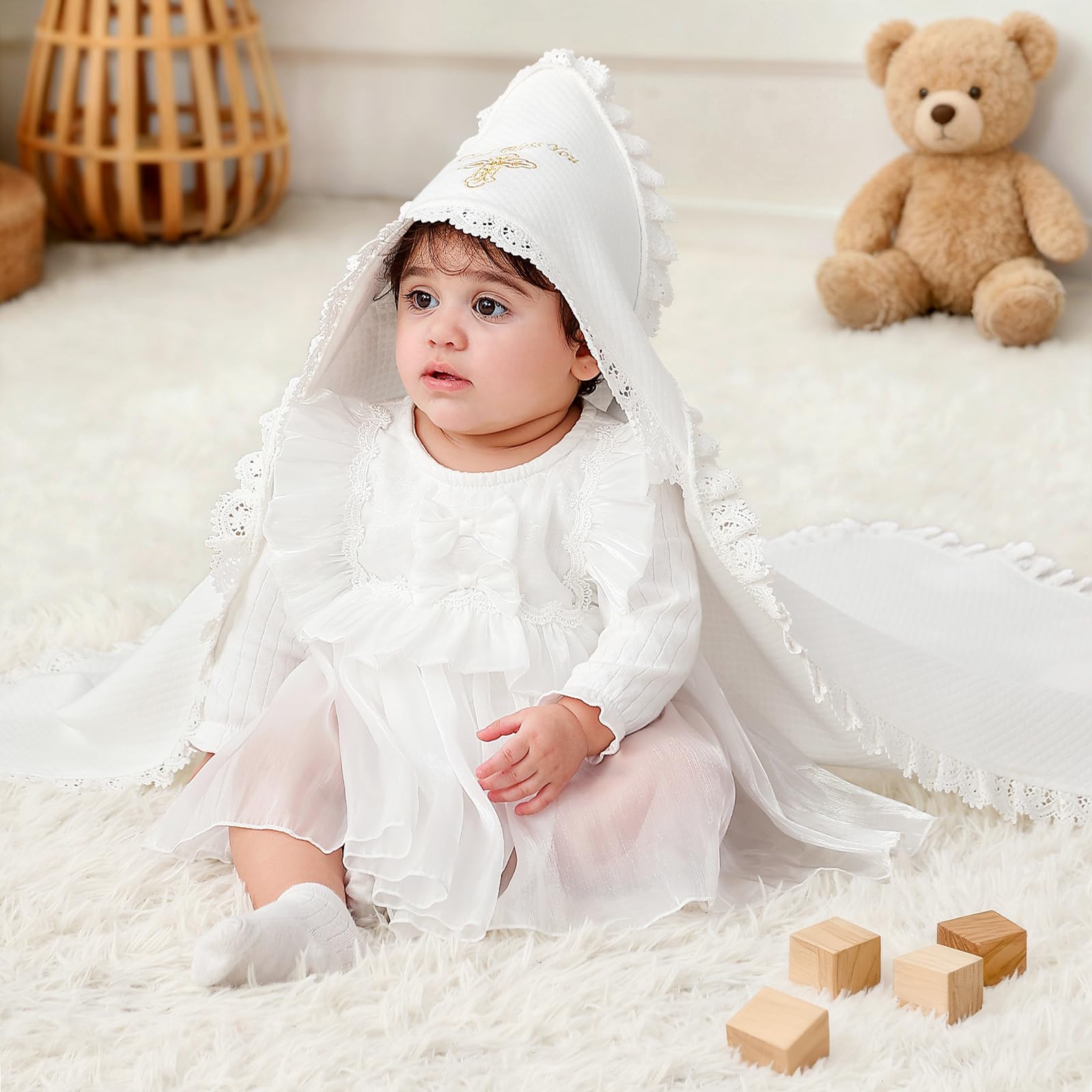 Pinuotu gift-ready christening wrap in premium packaging for easy gifting
