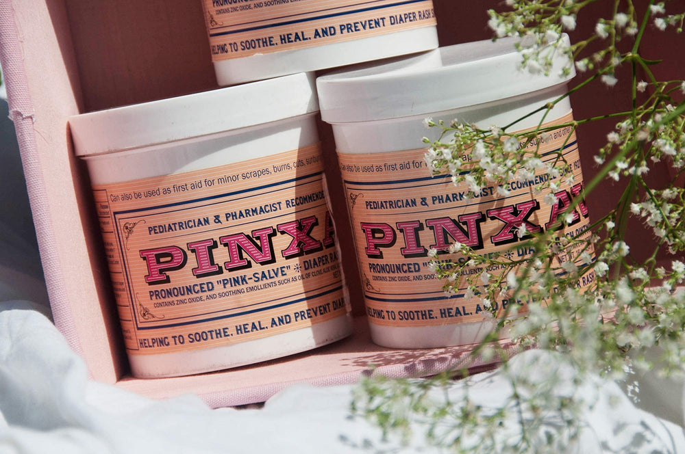 PINXAV Healing Cream on bathroom shelf as everyday skin care.