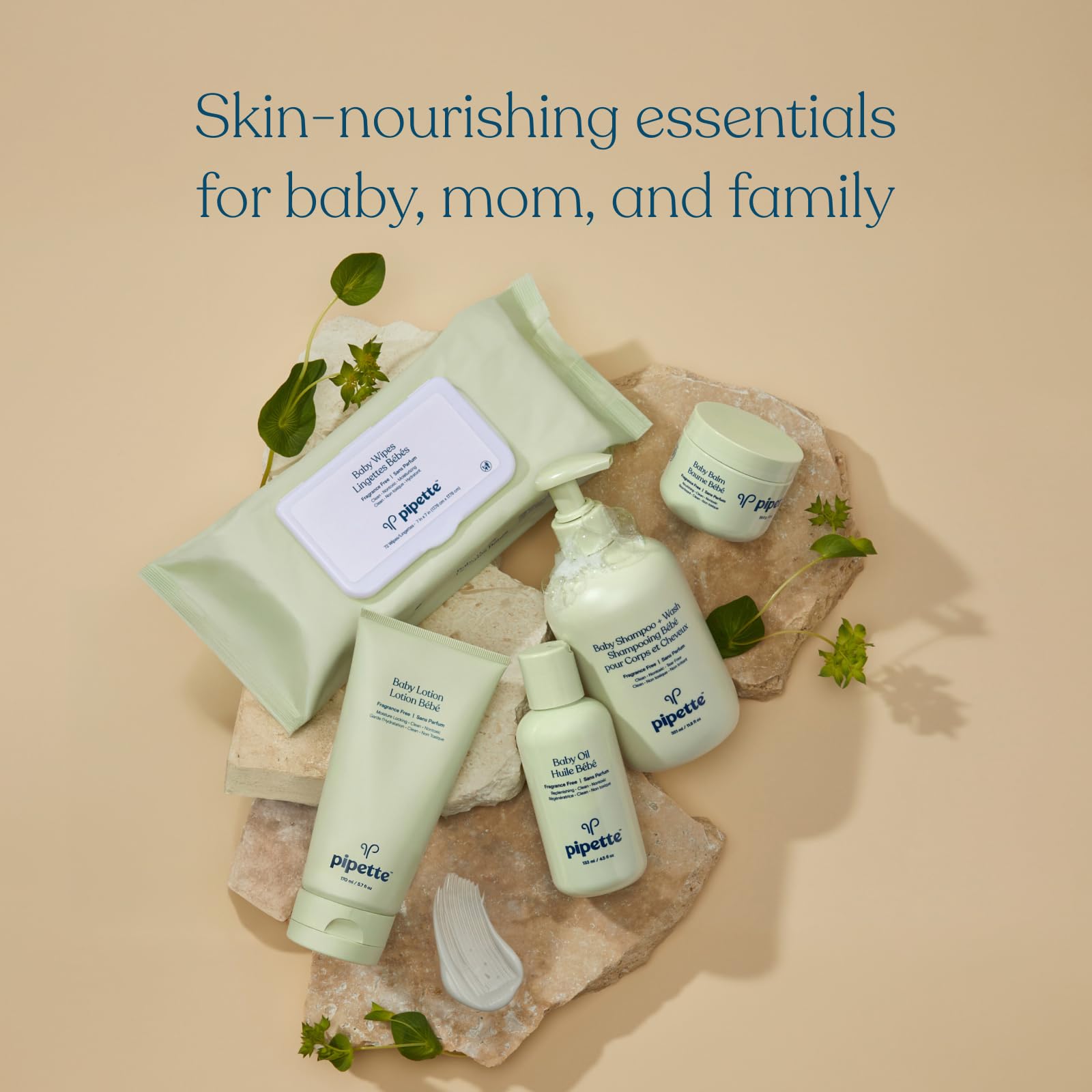Pipette glycerin moisturizes delicate baby skin during cleansing.
