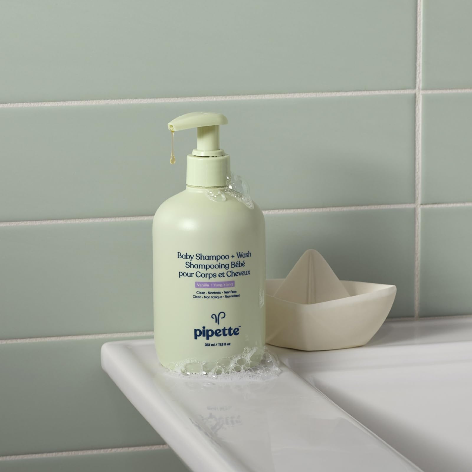 Pipette formulation tested by biologists and pediatricians for safety reassurance.