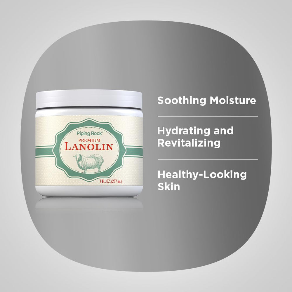 Piping Rock Lanolin Nipple Cream applied on hand for skin care