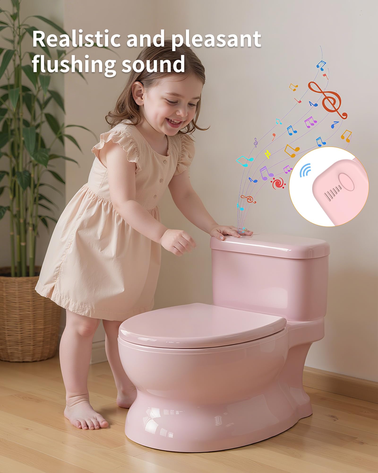 PipNest Pink design fits modern bathrooms and supports confident training