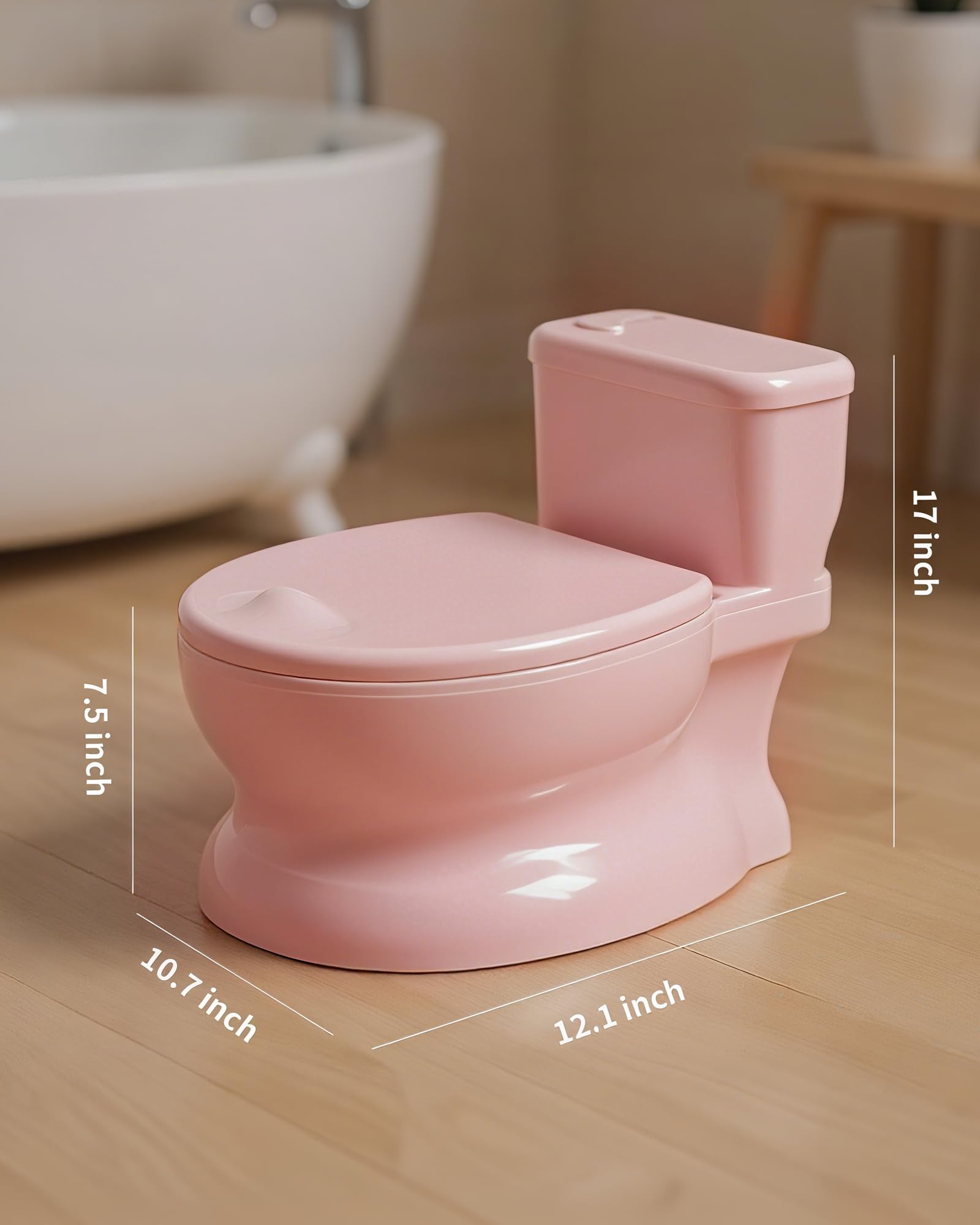 PipNest Potty with wipes storage keeps cleanup within reach during potty time