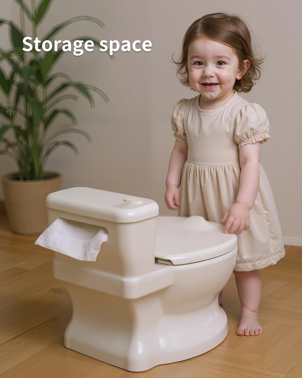 PipNest smooth easy-clean surface cleans with a wipe during busy mornings