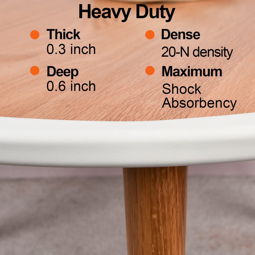 PIXFAIRY corner protector 4pcs safeguards corners on furniture during playtime.