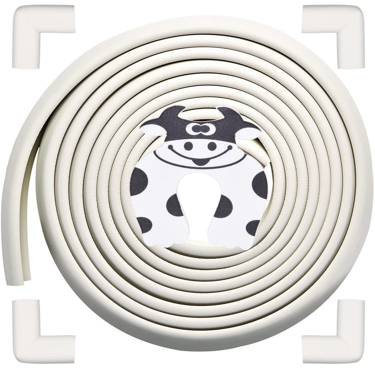 PIXFAIRY edge protector 164ft roll protects tables from sharp edges for toddlers.