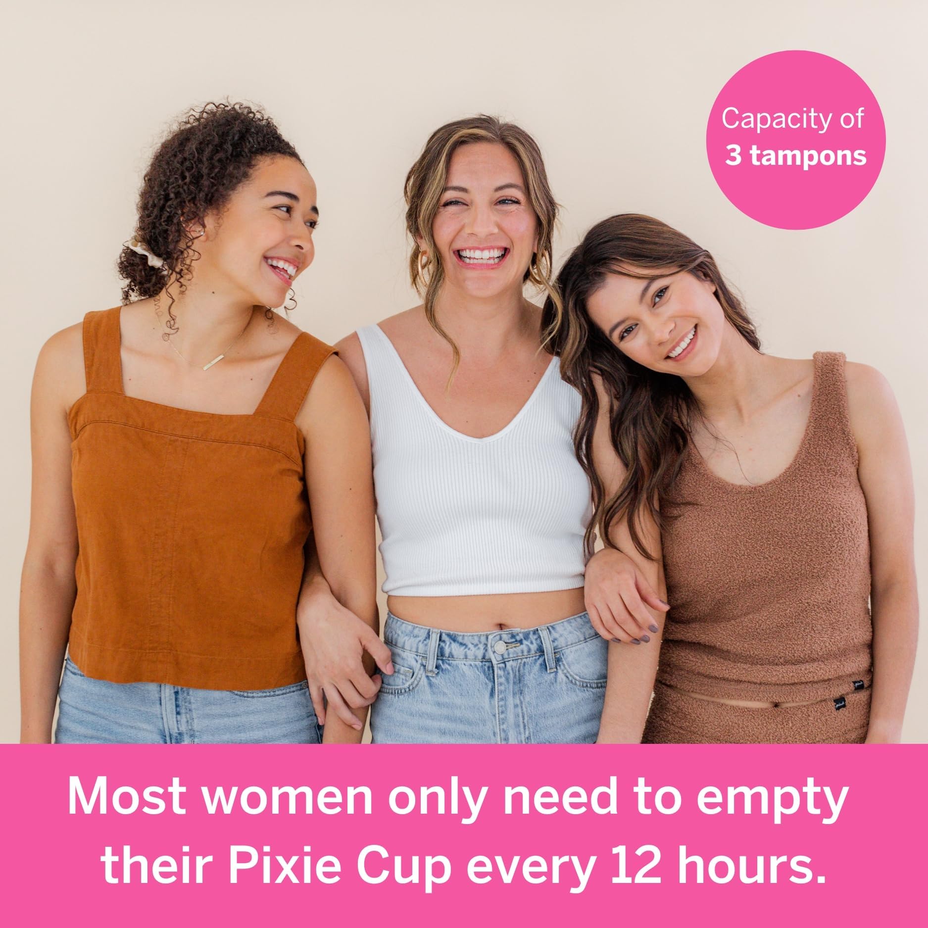 Pixie Cup 12-hour wear demonstrates long-lasting coverage during daily activities