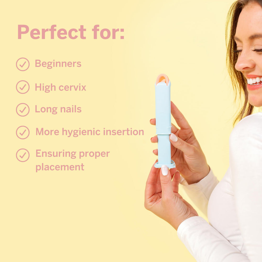 Pixie Cup high-low cervix compatibility aids precise positioning.