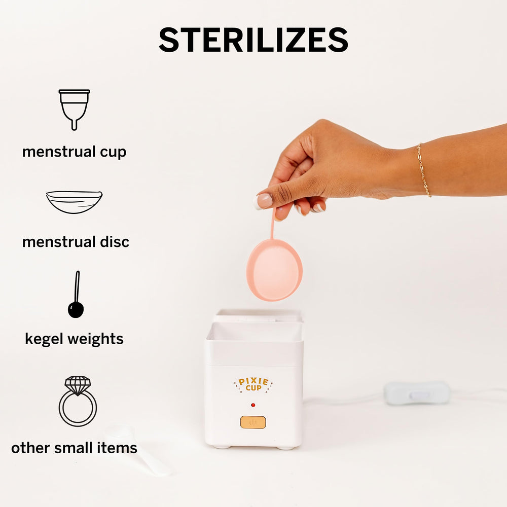 Pixie Cup compact sanitizer kit is travel-ready