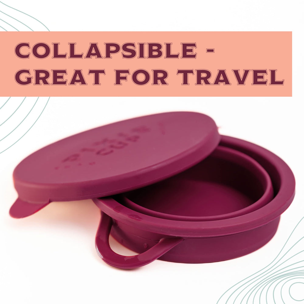 Discreet, pocket-size Pixie Cup fits in a purse.