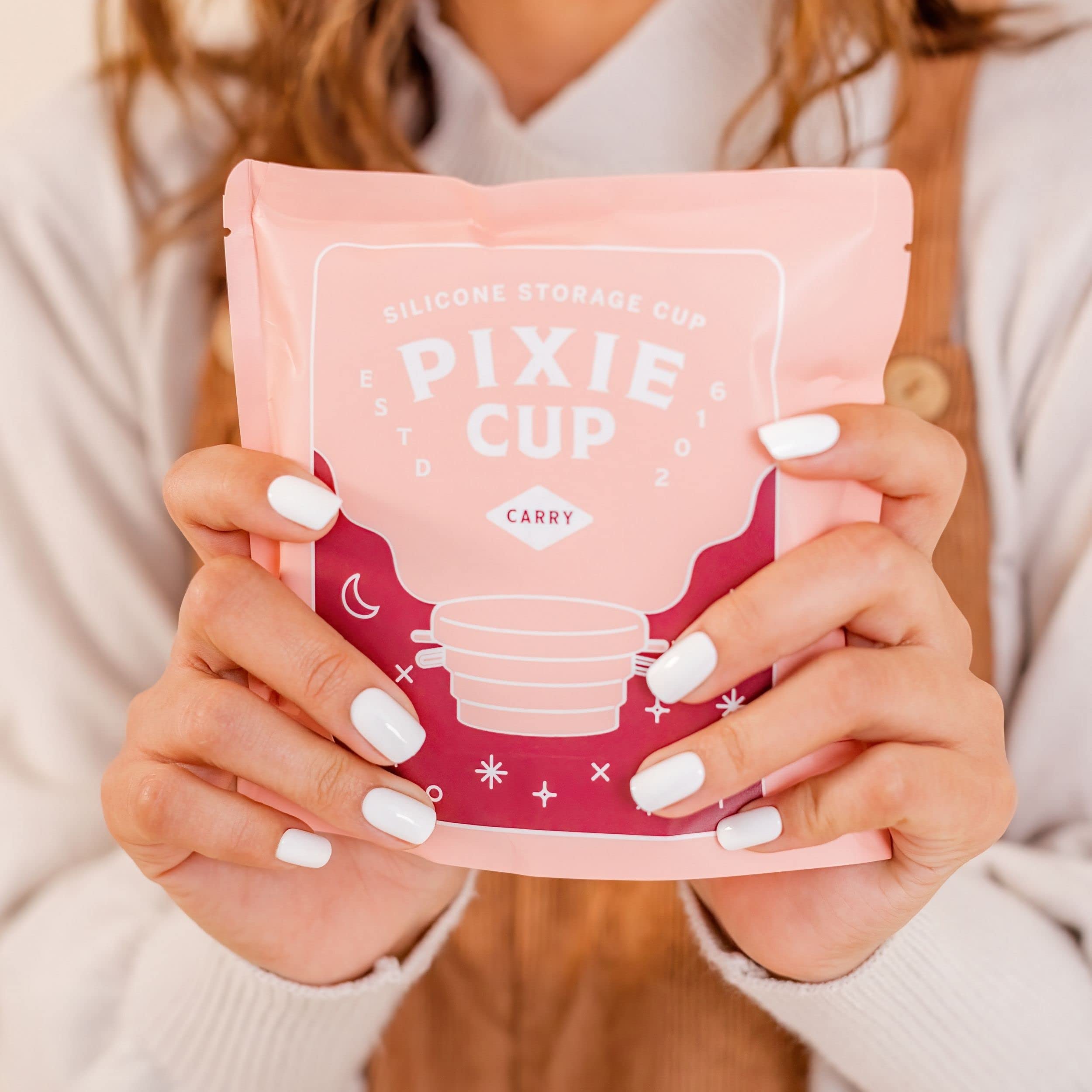 Pixie Cup donation program communicates social impact.