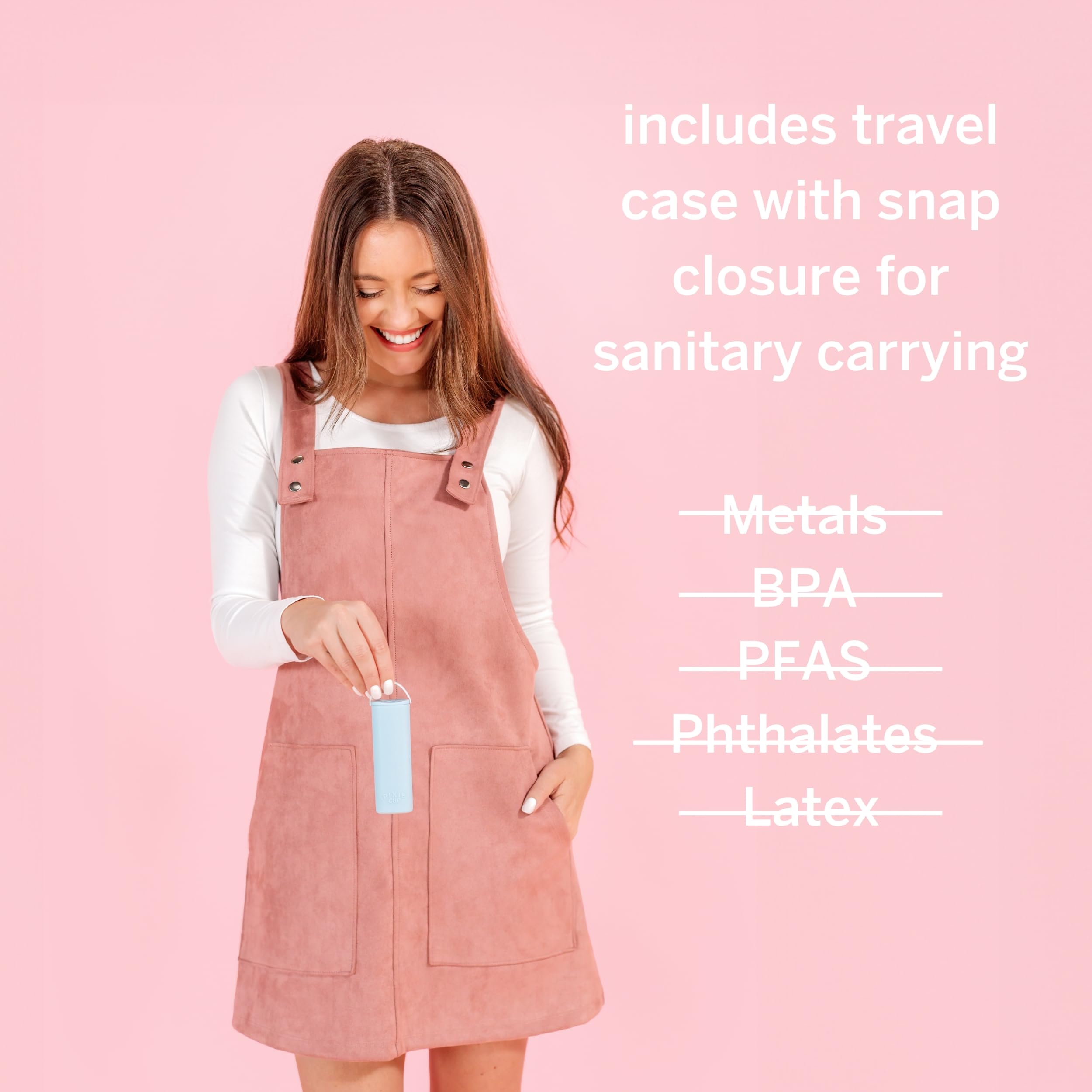 Pixie Cup ergonomic design fits your hand comfortably.