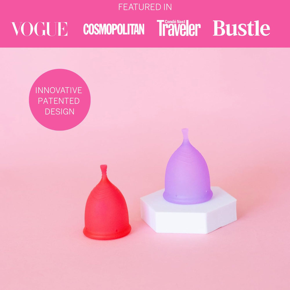 Pixie Cup in-use comfort illustrates easy insertion and secure wear