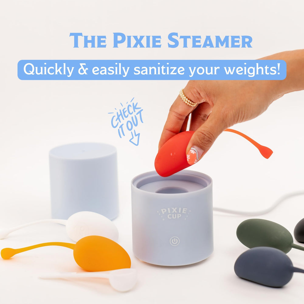 Pixie Cup satisfaction guarantee card displayed with customer support contact.