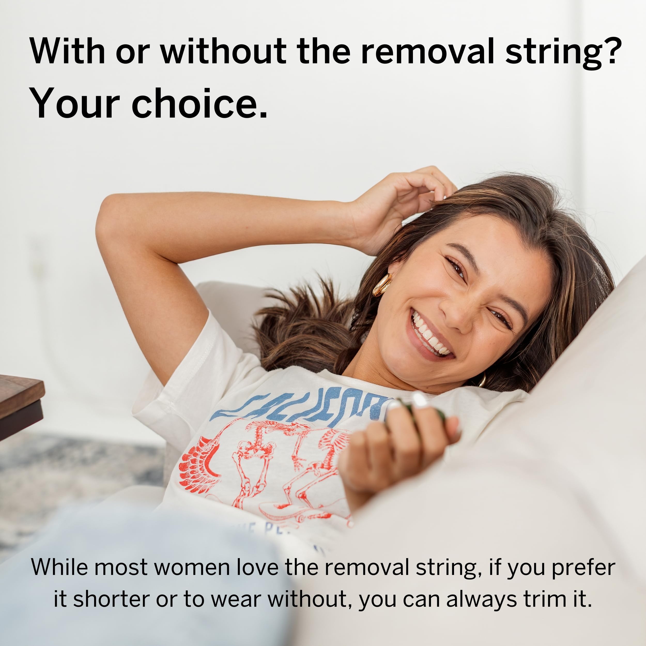 Pixie Cup secure fit resting on the pubic bone to minimize movement
